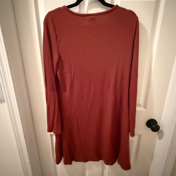 Old Navy Terracotta Ribbed Dress NWOT - Picture 1 of 3